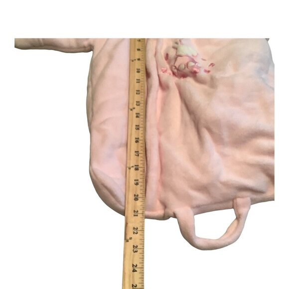 Baby Dove Infant Hooded Pink Bunting Suit With Bunny Embroidery Size 0-12 Months - Picture 14 of 16